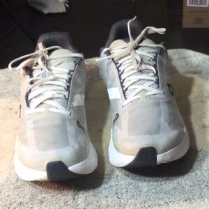 Men's Beige and White Sneakers